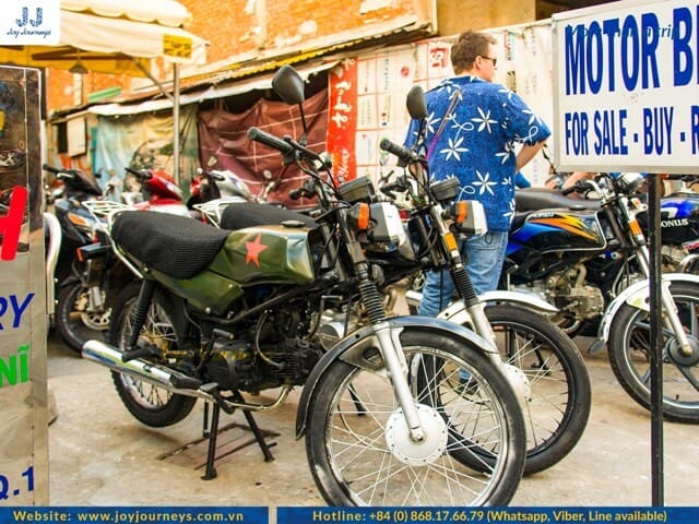 Check the bike's condition before renting
