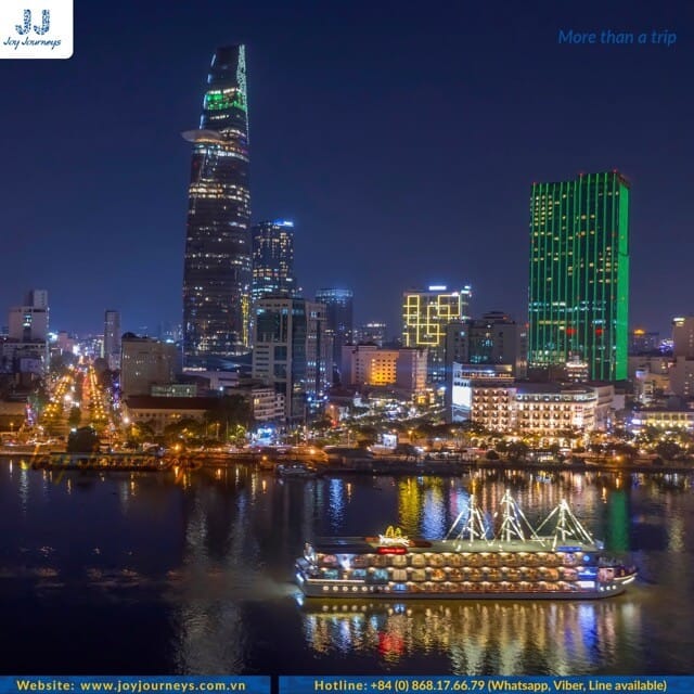 A dinner cruise on the Saigon River