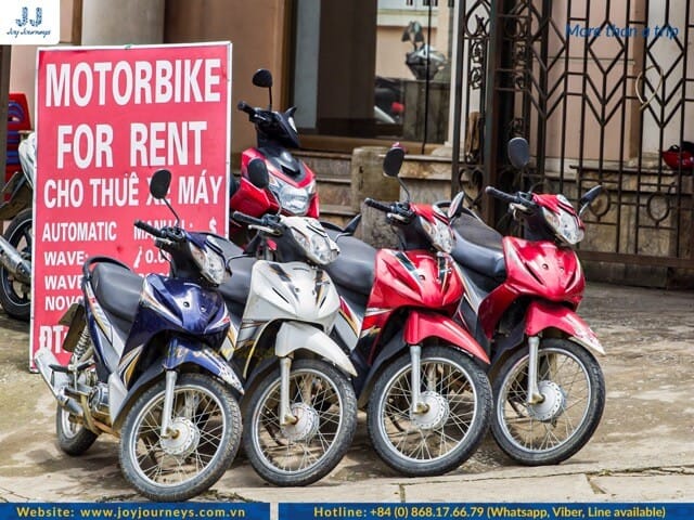 motorbike for rent price