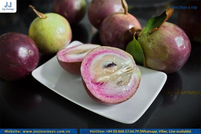 The shape of mother's milk fruit