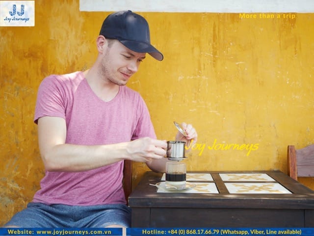 enjoy vietnamese coffee