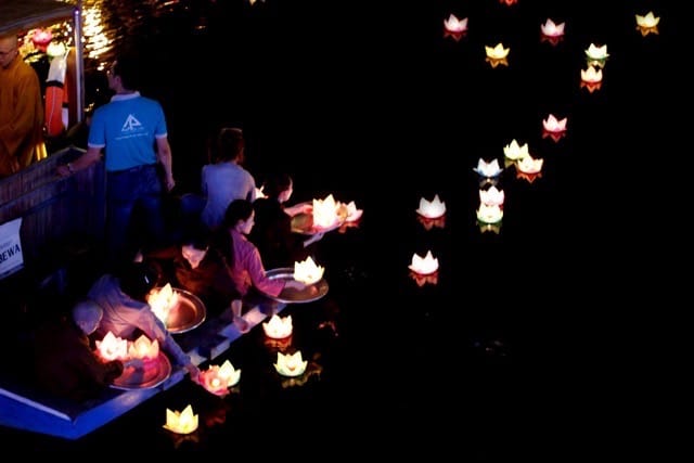releasing lantern