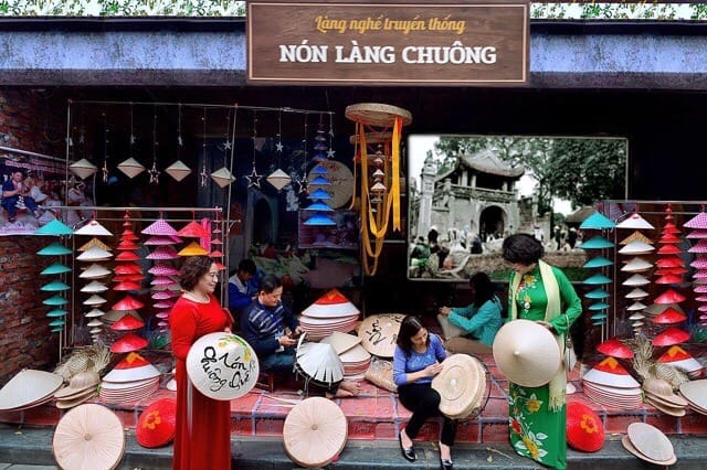 The Chuong Village conical hat in Hanoi.
