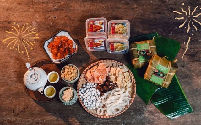 Cakes, candies, and jams are essential items during the Tet holiday in Vietnam