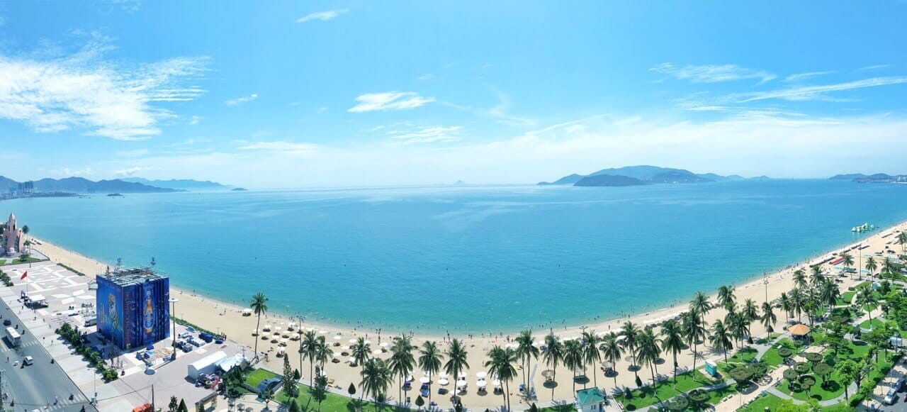 Along the coastline of Nha Trang