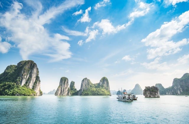 Halong Bay during the dry season