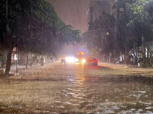 Heavy rain can cause flooding in Vietnam
