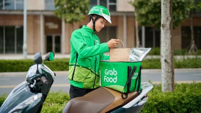 When you order food on Grab, it will be delivered right to your doorstep, and the delivery time is also quite fast