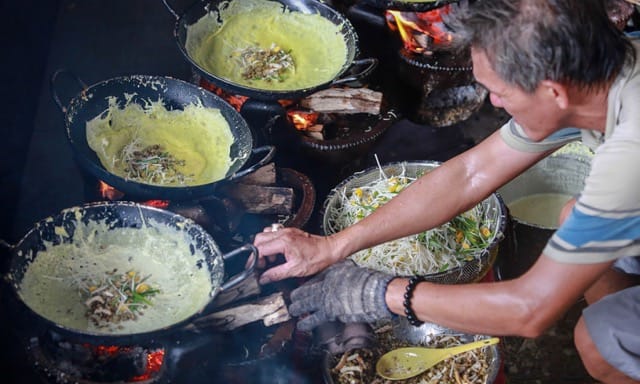 Authentic Vietnamese Crepe Making