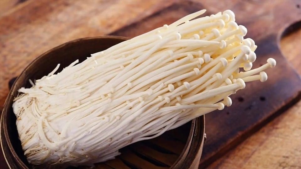 Enokitake is One of Many Popular Mushrooms in Vietnam