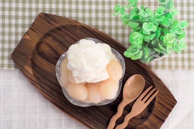 Ice Cream with Longan - Source: Internet