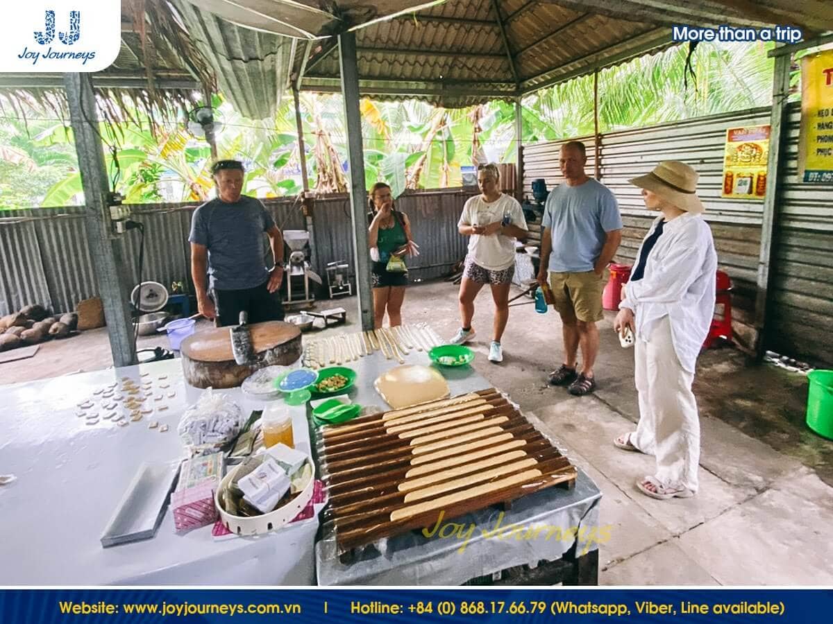 coconut candy making