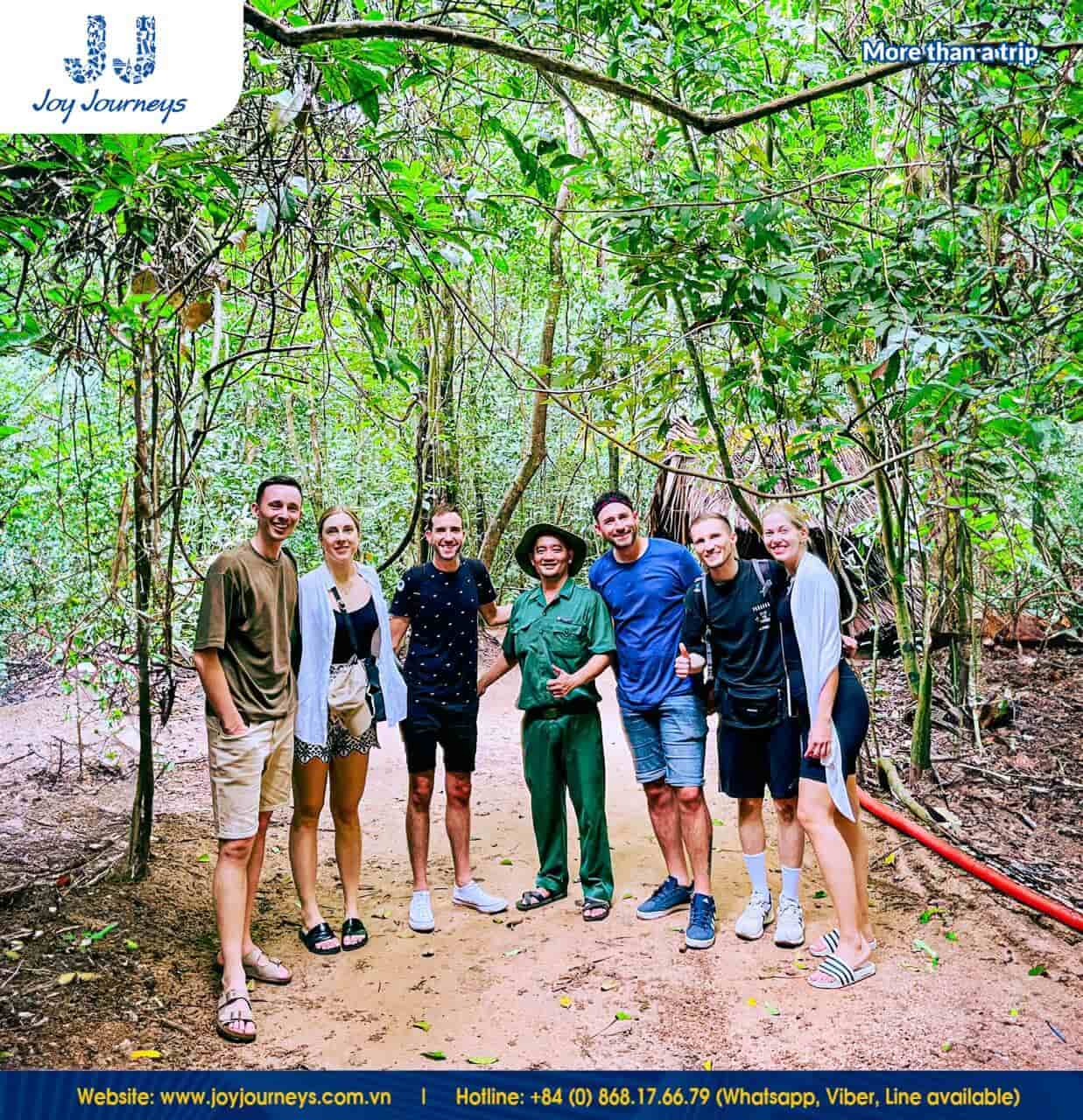 joy journeys cu chi tunnels