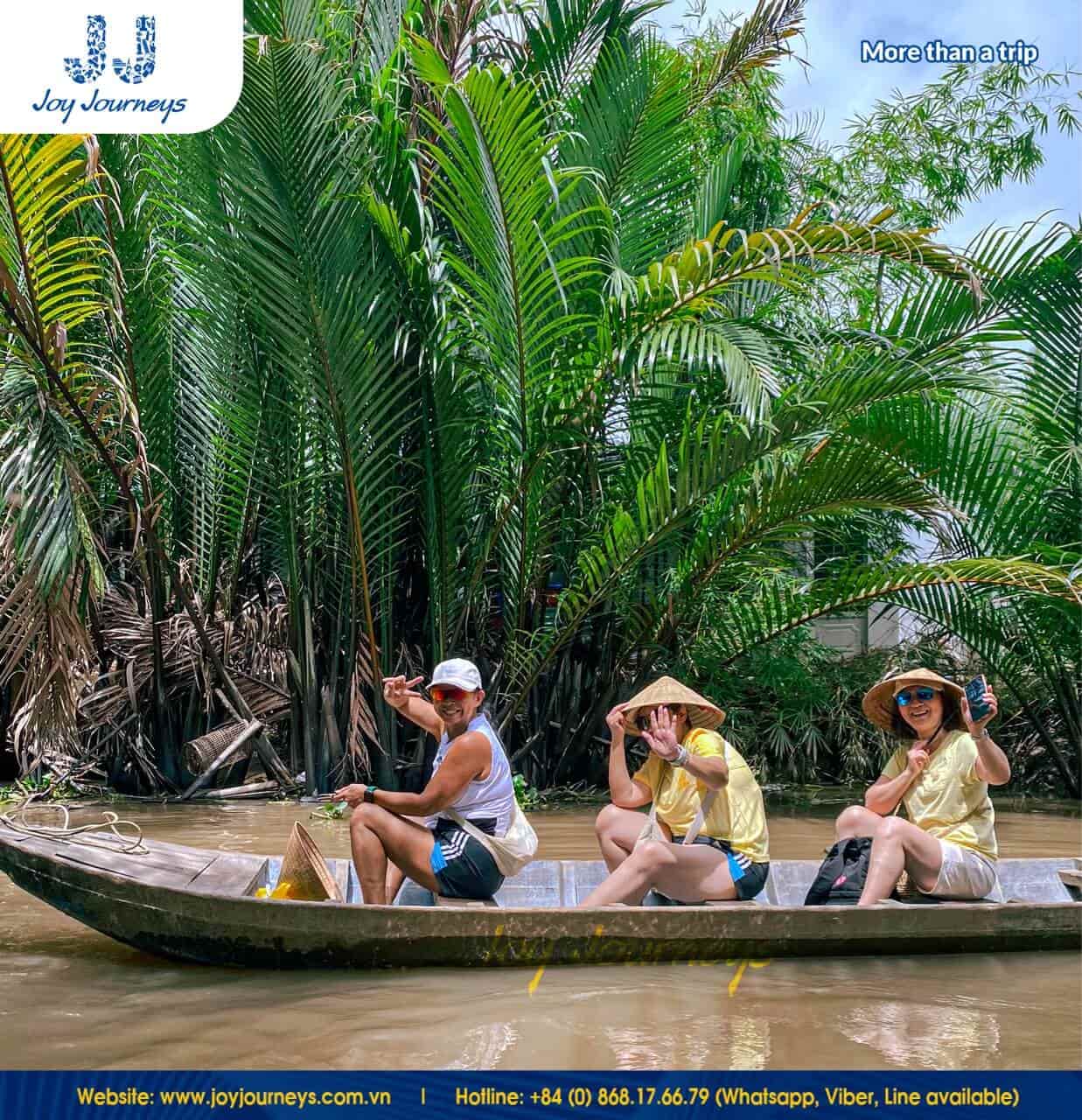 mekong delta on a local boat ride