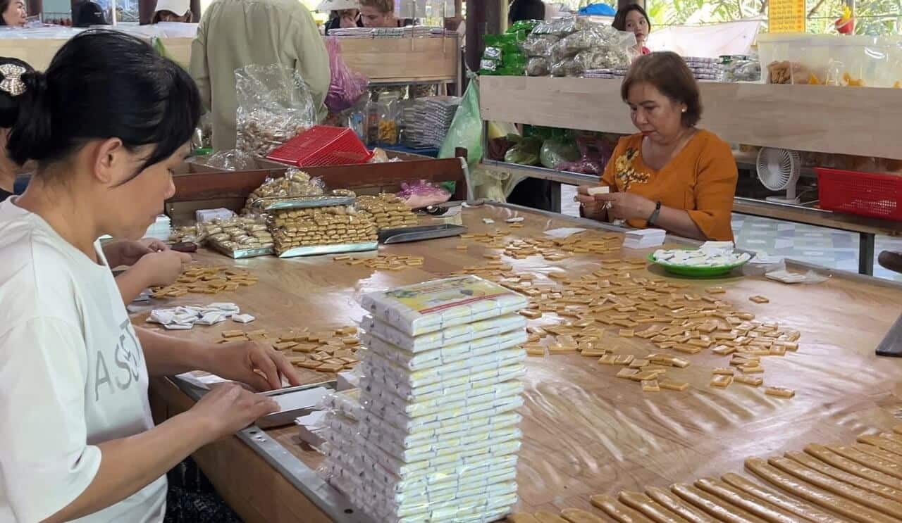 skilled hands transform coconuts