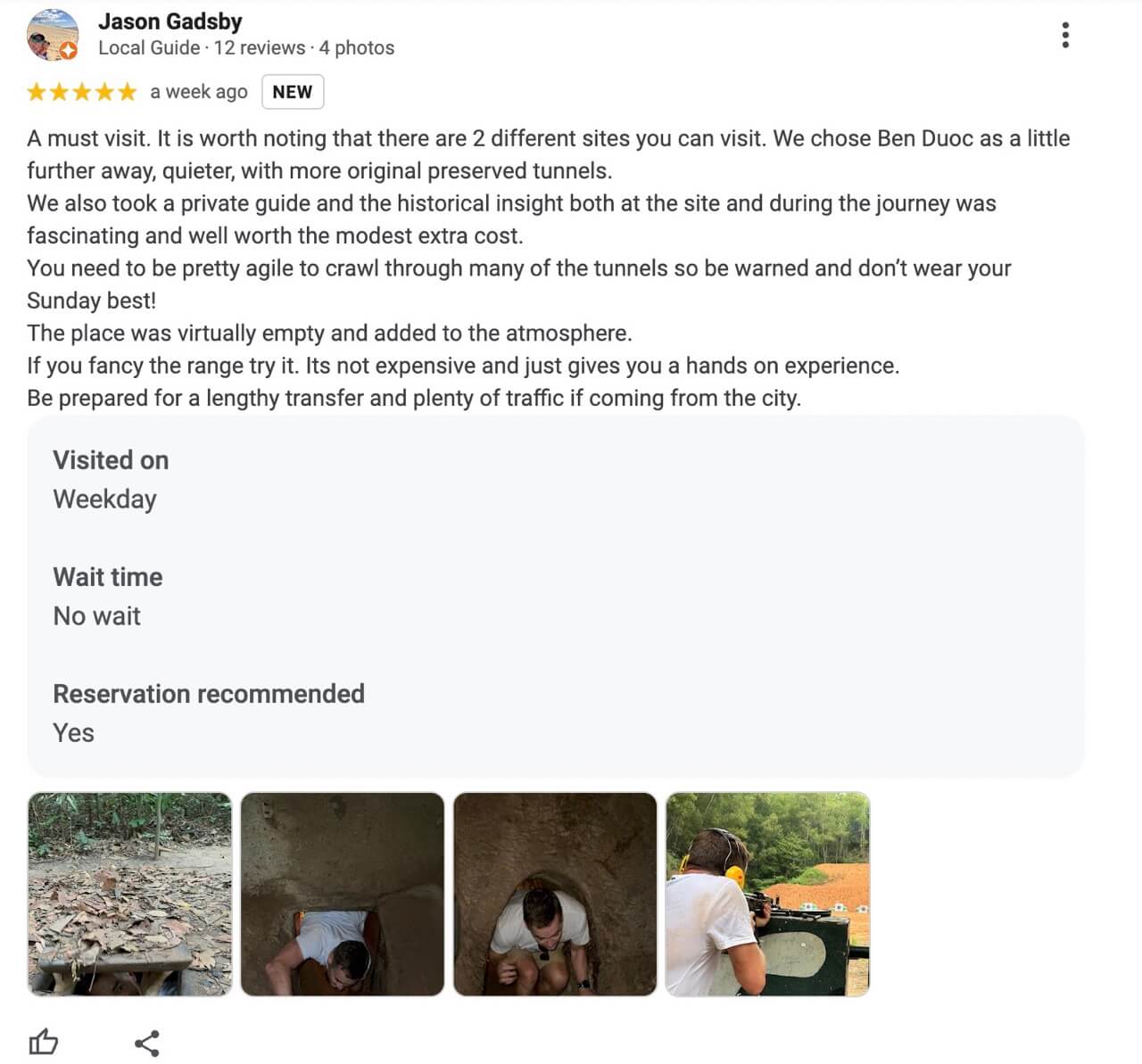 gadsby cu chi tunnels review