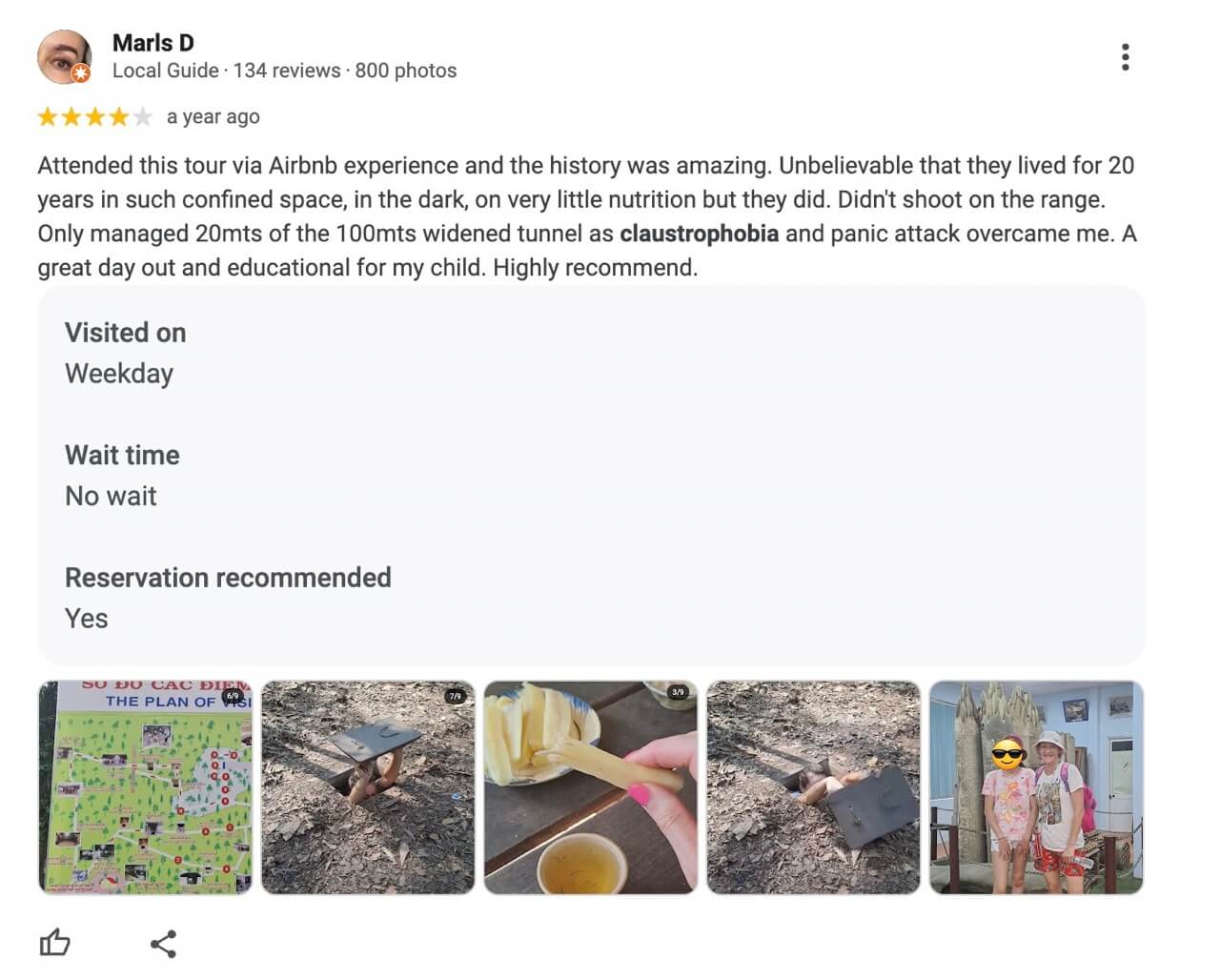 marls review cu chi tunnels tour