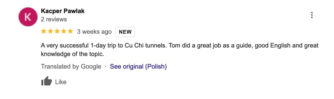 pawlak review cu chi tunnels