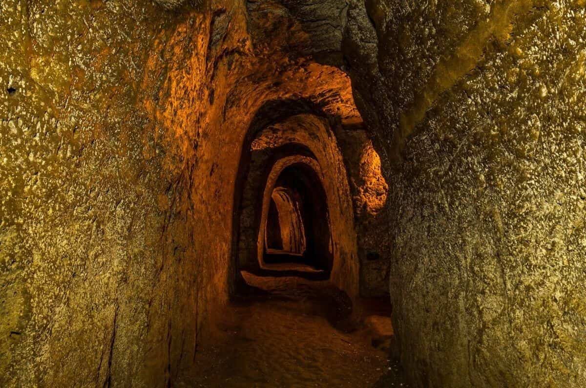 Viet Cong soldiers lived deep underground