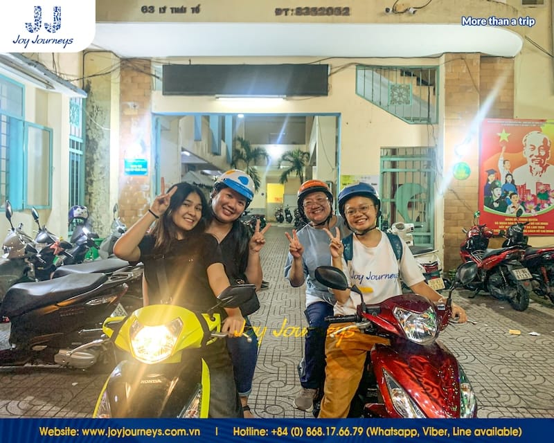 Private Saigon "Foodie" By Night Motorbike Tour