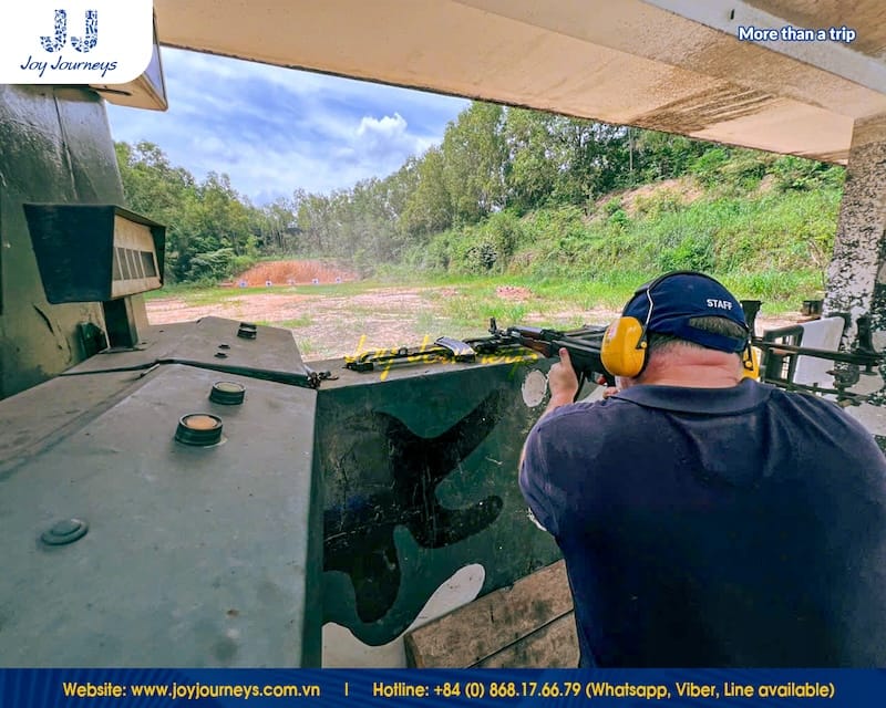 The safety of Cu Chi Tunnels shooting range is ensured through several key measures