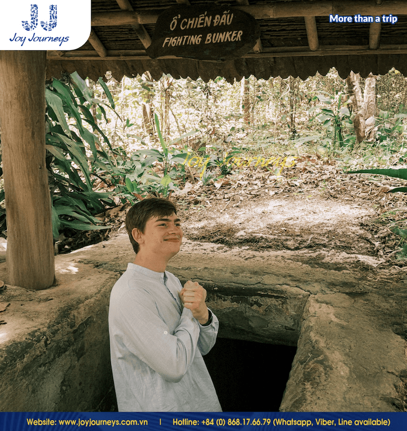 Which Cu Chi Tunnel site is closer to Ho Chi Minh City?