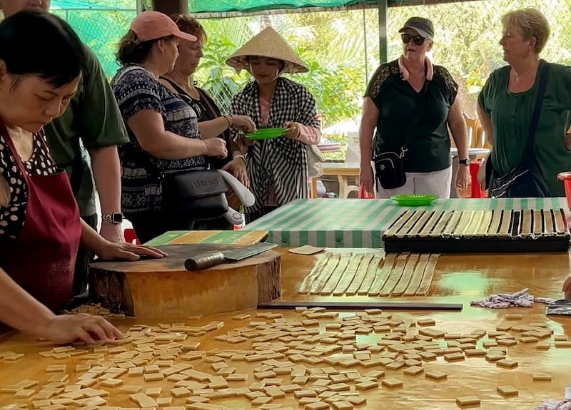 Buying Coconut Candy in Vietnam