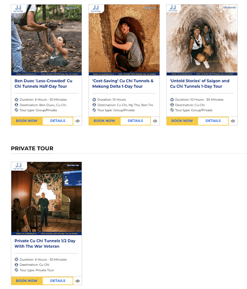 Cu Chi Tunnels Tours by Joy Journeys